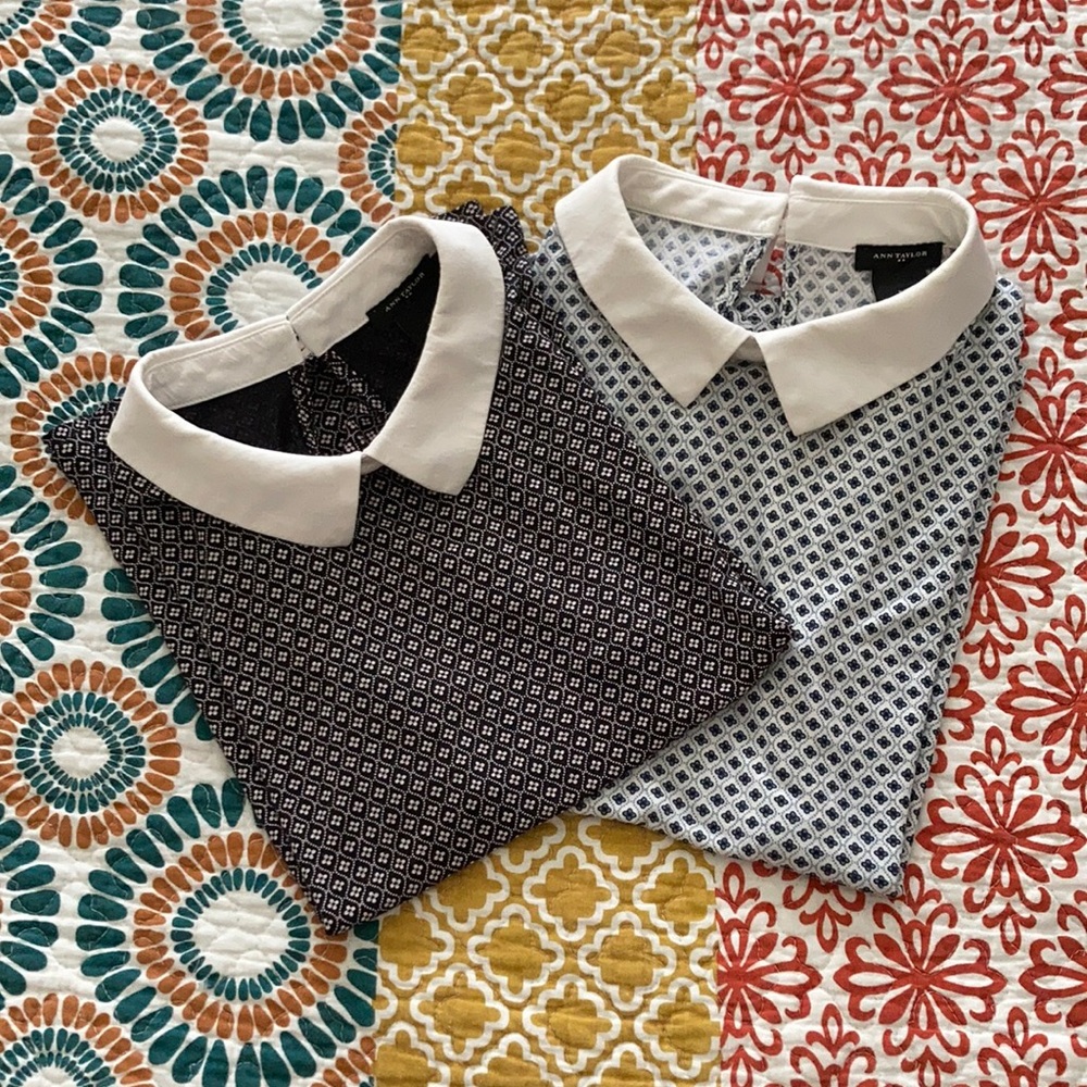 Ann Taylor colored short sleeve tees